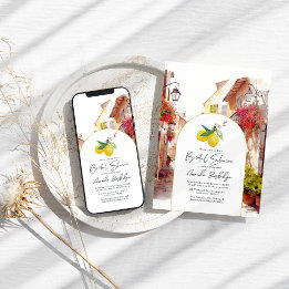Invitation "La Dolce Vita" Village Italien Enterrement de Vie
