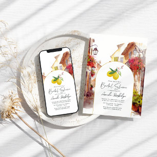 Invitation "La Dolce Vita" Village Italien Enterrement de Vie