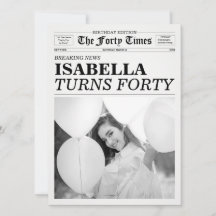 La fête d'anniversaire de 40 ans du journal The Fo
