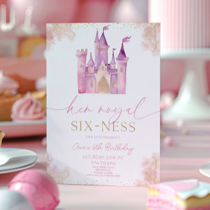 Invitation La fête d'anniversaire de Son Altesse Royale Sixiè