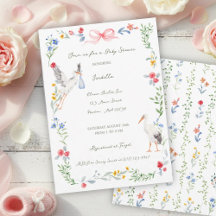 La Fête de Bébé Rose & Ruban Héritage de la Cigogn