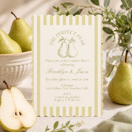 Invitation La Fête de Fiançailles des Couples de la Poire Par