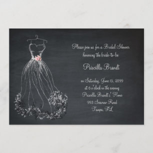 Invitation La Fête de la mariée, tableau, rêves s'habillent,