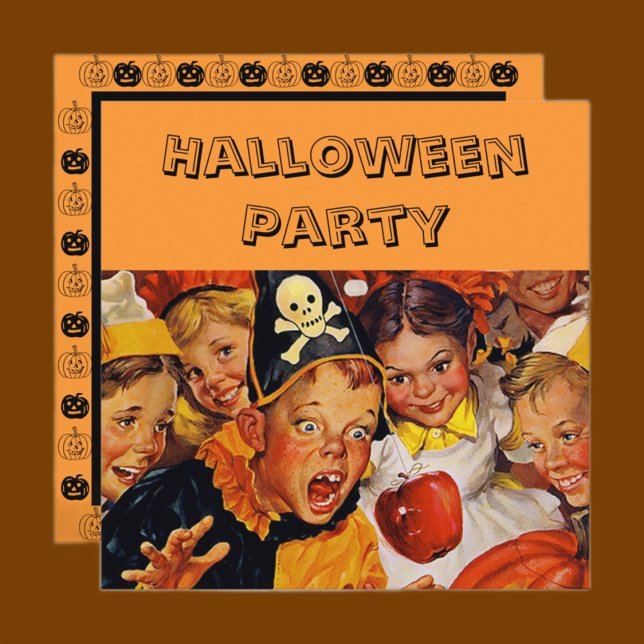 Invitation La fête de l'Halloween de l'enfant (Créateur téléchargé)