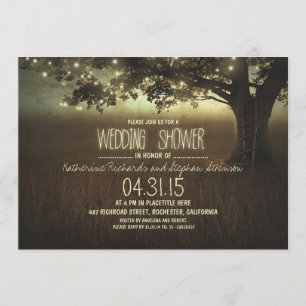 Invitation la ficelle allume l'invitation rustique de wedding