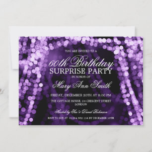 Invitation La ficelle de fête d'anniversaire de surprise