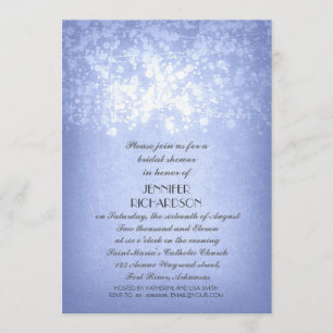 Invitation la ficelle scintillante de parties scintillantes