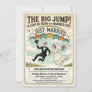 Invitation La Gazette du Grand Saut de Mariage