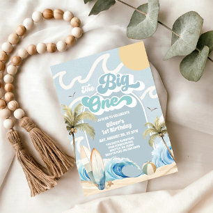 Invitation La Grande Fête de Plage d'Été pour le 1er Annivers