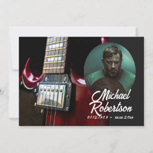 Invitation La Guitare Rouge fête la vie