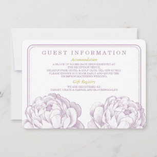 Invitation La jolie collection de Mariages floraux Peony