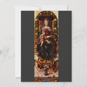 Invitation La Madonna della Candeletta de Carlo Crivelli
