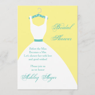 Invitation La Marée des nuptiaux sur le cintre - Jaune, rose
