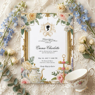 Invitation La mariée de la saison Regency Bridal Shower