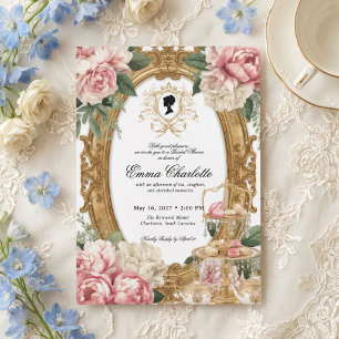Invitation La mariée de la saison Regency Bridal Shower