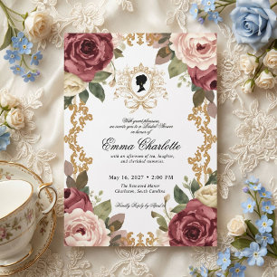 Invitation La mariée de la saison Regency Bridal Shower