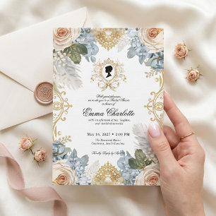 Invitation La mariée de la saison Regency Bridal Shower