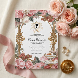 Invitation La mariée de la saison Regency Bridal Shower