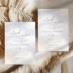Invitation La mariée est sur nuage 9 Dreamy Nuds Fête des mar