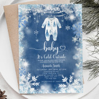 La Marine Neige Son Baby shower Froid À L'Extérieu