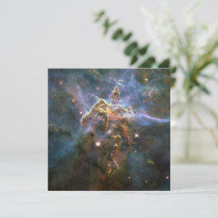 Invitation La montagne mystique en Carina Nebula Espace Hubbl