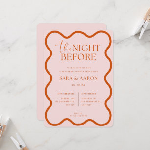 Invitation La Nuit Avant L'Invitation De La Répétition