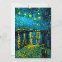 La nuit étoilée sur le Rhône de Van Gogh 