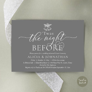 Invitation La Nuit Précédente, Ce Dîner De Répétition Mariage