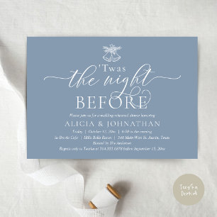 Invitation La Nuit Précédente, Ce Dîner De Répétition Mariage