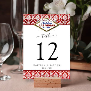 Invitation La Parties scintillant Damask Las Vegas Mariage Co
