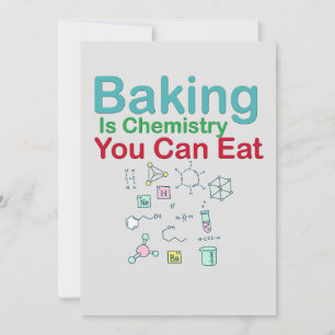 Invitation La pâtisserie est une chimie que l'on peut manger