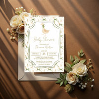 La pépinière d'oie rime le baby shower