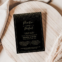 La pratique de l'or rend parfait dîner de répétiti