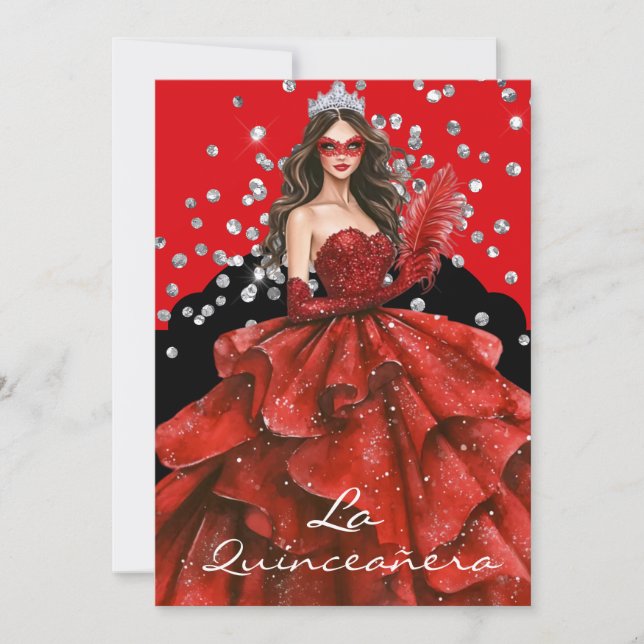 Invitation La Quinceanera (Devant)
