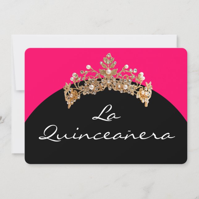 Invitation La Quinceanera (Devant)