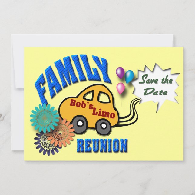 Invitation La Réunion de famille (Devant)