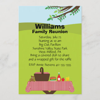 Invitation La Réunion de famille personnalisable