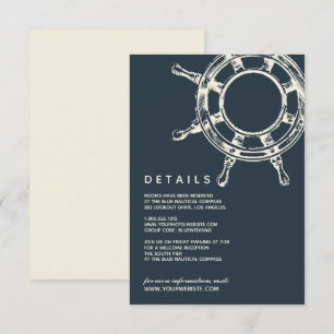 Invitation La roue du navire bleu   Détails de l'invité Maria