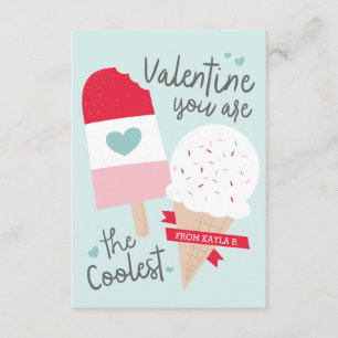 Invitation La Saint-Valentin en classe la plus froide
