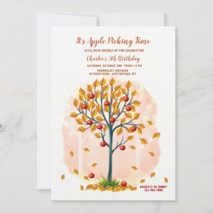 Invitation La Saison de la Cueillette des Pommes
