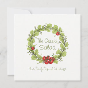 Invitation La salade des Verts