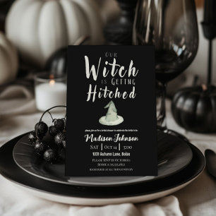 Invitation La Sorcière se fait percuter Fête des mariées d'au