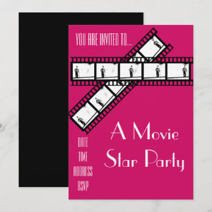 Invitation La star de cinéma Hollywood habillent la partie