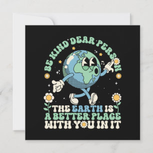 Invitation La Terre est un endroit meilleur avec vous dedans