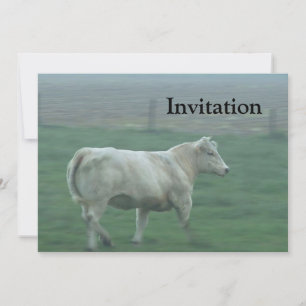 Invitation La vache coule