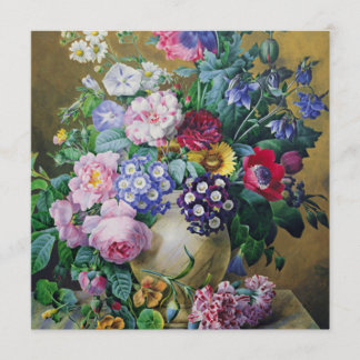 Invitation La vie de l'été fleurit toujours la partie de