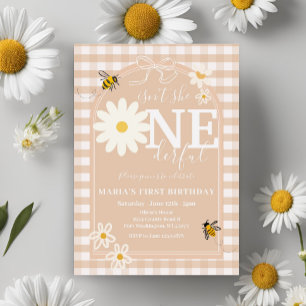 Invitation L'abeille n'est-elle pas merveilleuse Daisy Premie