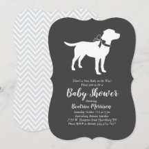 Labrador Baby shower Laboratoire neutre pour les f