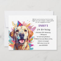 Labrador Paw-ty vivant : Un Bassin d'anniversaire