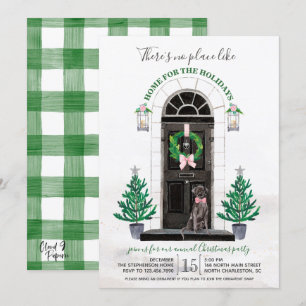 Invitation Labrador Retriever Black Lab Fête